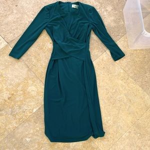 Eliza J Green Cross Waist Dress